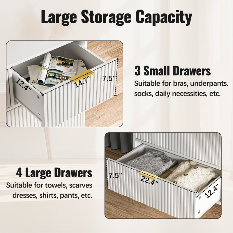 Vilinda 47.2'' W 7 - Drawer Dresser