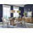 Rectangular Dining Table With 2 Benches 2 Upholstered Side Chairs And Server-1924606751
