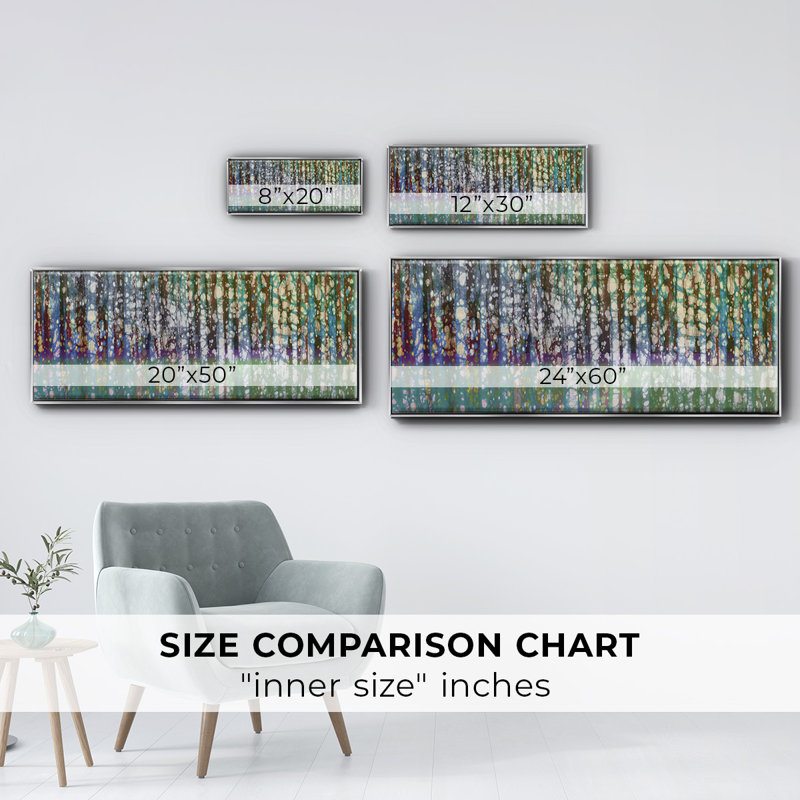 Birch Betik- Framed Canvas, 20" H x 50" W