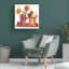 Art mural sur toile tendue - «Rain bottes and fleurs» par Francien Van Westering pour décoration de salon, de chambre à coucher ou de bureau - 14 x 14-30394453