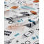 Ensemble de draps pour enfants, literie en microfibre douce, confortable et respirante, draps faciles d'entretien-106537207-106537201
