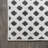 Demetri High-Low Pile Mini-Diamond Trellis White/Black Indoor/Outdoor Rug-1816342304