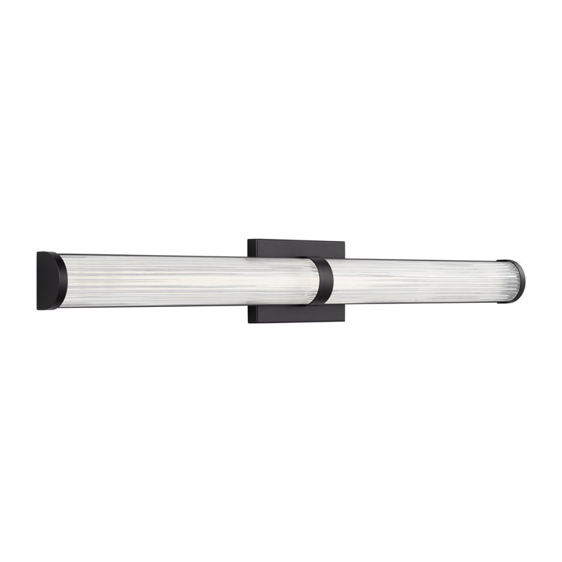 Dimmable LED Vanity Light, 36"H x 4.8"W x 2.8"D, Midnight Black, 36 W