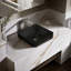 Vox Ceramic Square Vessel Bathroom Sink with Overflow-502750958