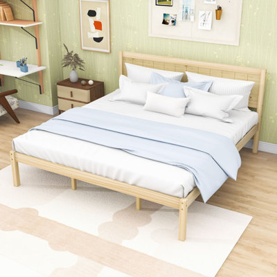 Platform Bed Frame with Headboard
