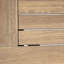 Causeuse d'extérieur en bois avec table basse