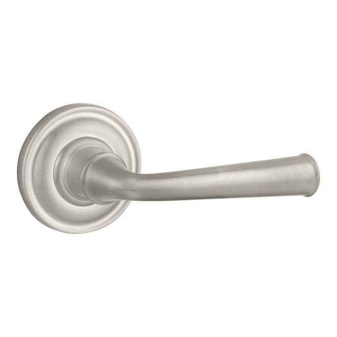 Federal Passage Door Lever with Traditional Round Rose Baldwin Handle