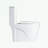 Small Compact One Piece Toilet Dual Flush