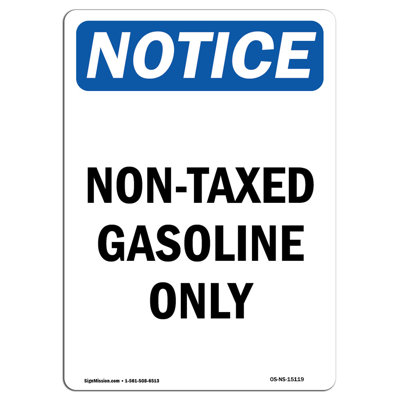 Heavy Duty Gasoline Sign