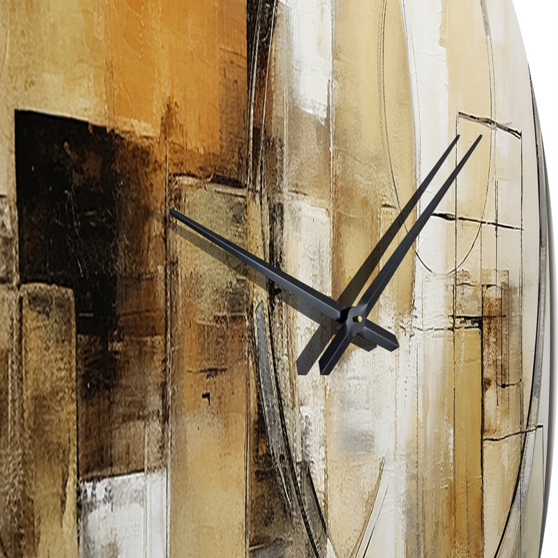 Horloge murale en métal exquise Nostalgia, Moyenne