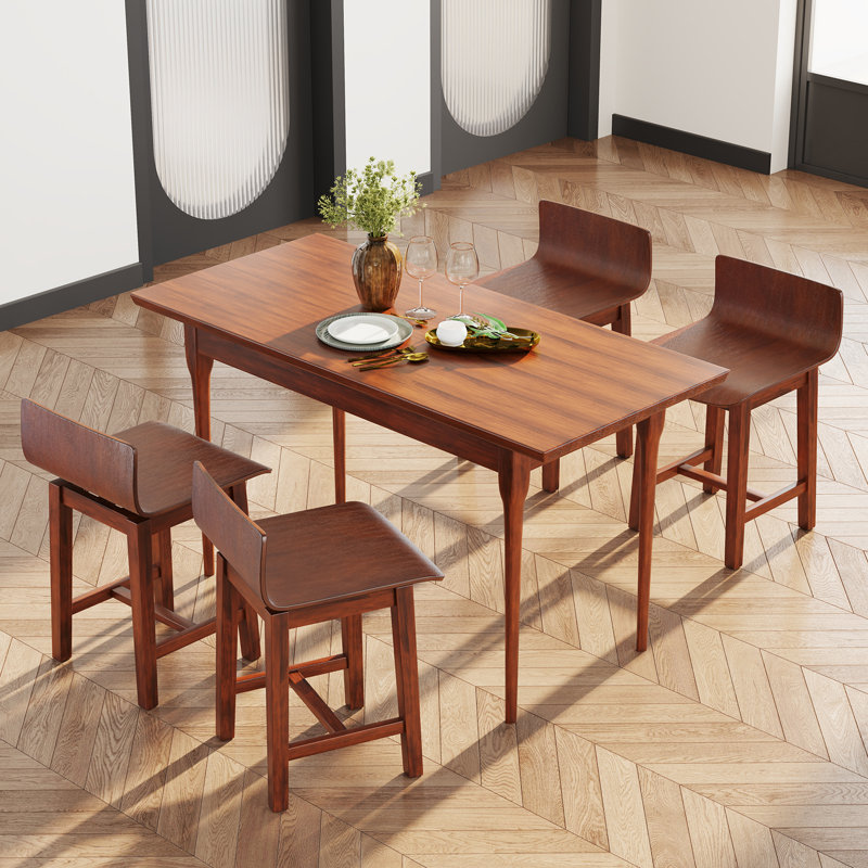 Chaise de salle à manger pivotante Gymax, 2