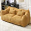 Grande chaise rembourrée de mousse, idéale pour un espace de vie confortable et relaxant jaune avec noyau en mousse à haute résilience, expérience luxueuse-131139171