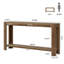 Table d'entrée compacte, console de style naturel, table de canapé
