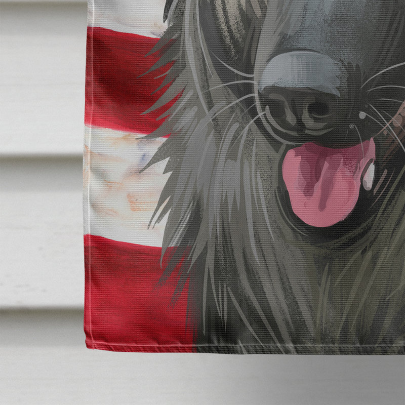Polyester à 2 côtés 28 x 40 po drapeau maison, Shiloh Shepherd