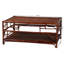 Table basse en rotin naturel avec tablette ouverte Bali & Pari Sebalio
