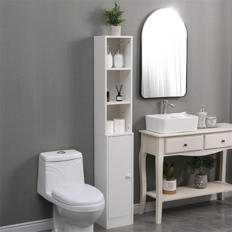 Pomfrey Freestanding Linen Cabinet