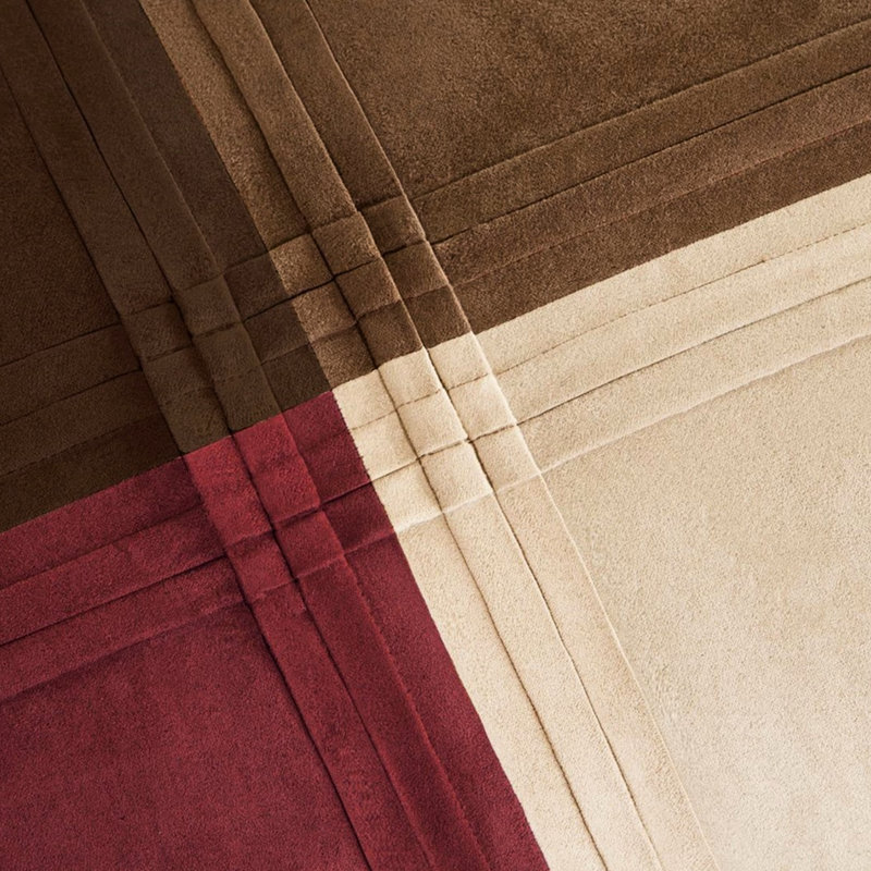 Microsuede Comforter Red 7 Piece King - Elegant And Comfortable Bedding Soft