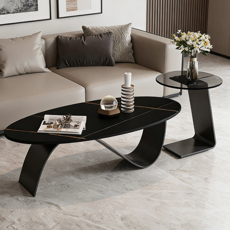 Arnav, Noir / or, H 15,74 po x L 51,18 po x l 27,55 po