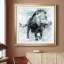 Lion - peinture encadrée-968745402-968745406