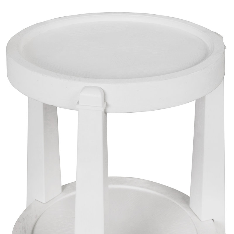 Tortola End Table, Whitewash