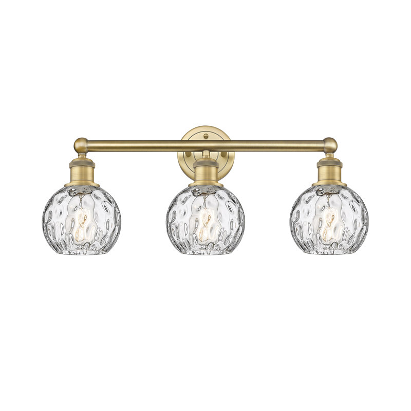 Cambria 3 - Light Dimmable Vanity Light, Brushed Brass