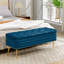 Banc de rangement en velours Carrielynn-1235242576