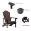 Chaise Adirondack en plastique Keysville-547142411