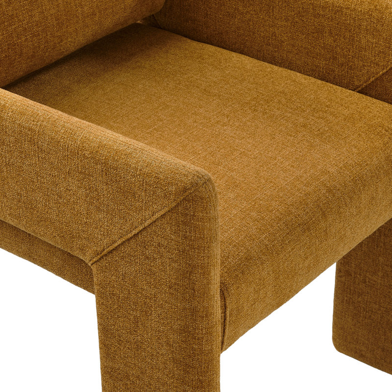 Chaise rembourrée Daven, Cuivre, Cuivre