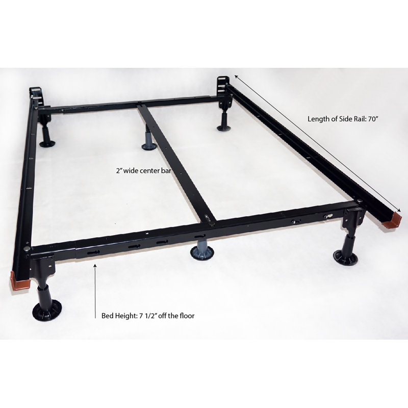 Higgins Heavy Duty Full/Queen/King Adjustable Steel Bed Frame