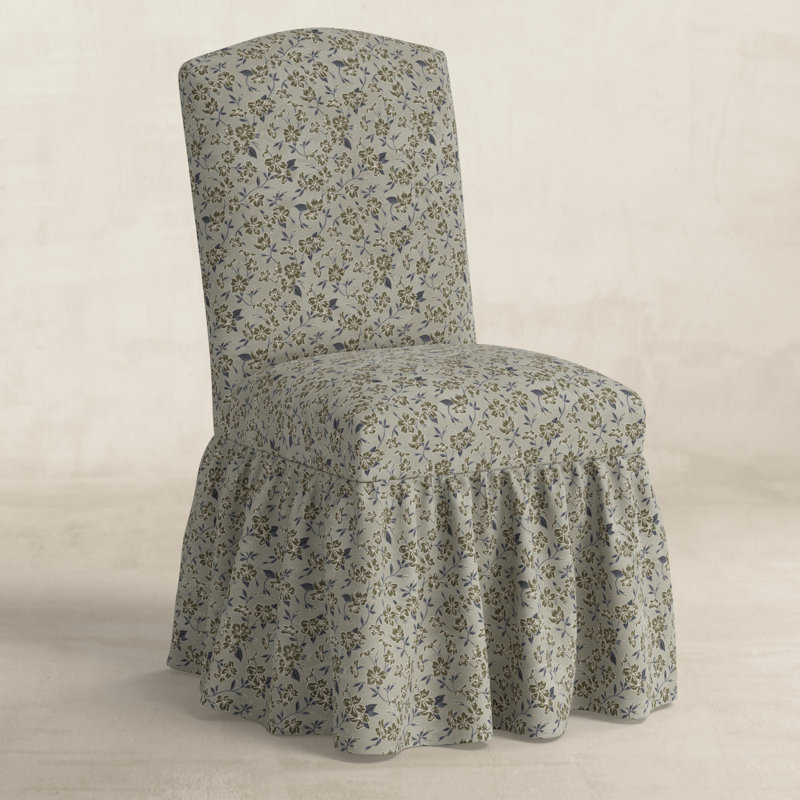 Upholstered Dining Chair, Dogwood Floral Flint