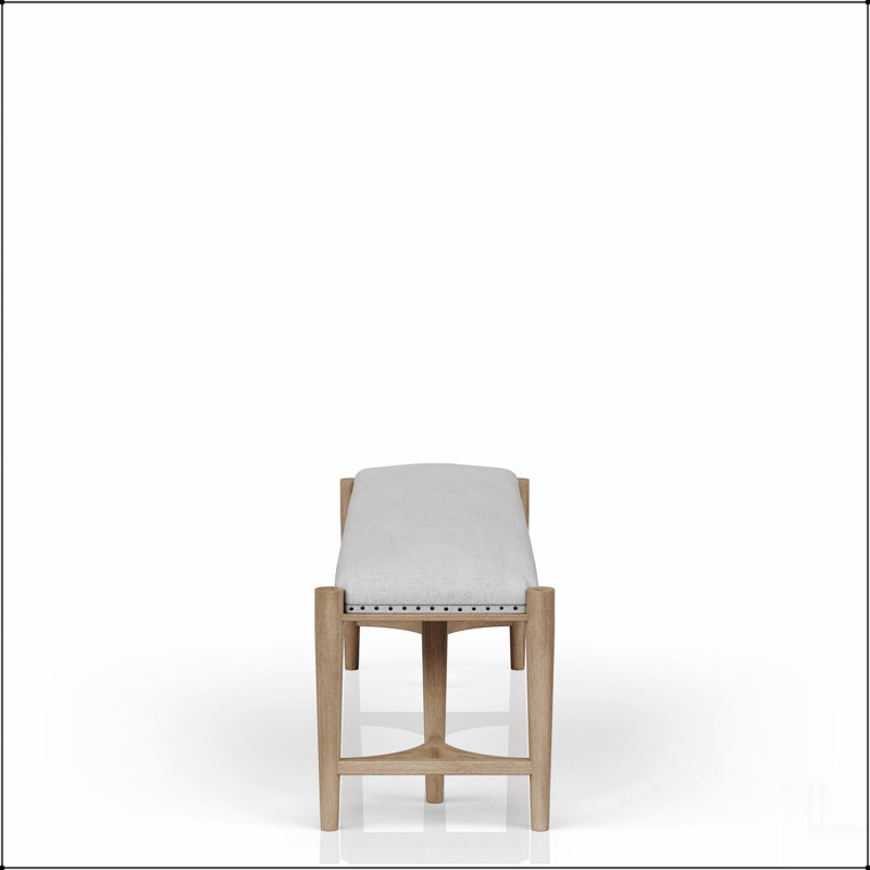 Sand Colored Bench Simple design, comfortable and durable, multi-functional bench