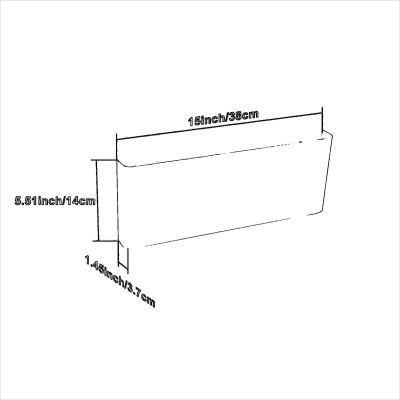 Applique murale moderne à DEL 20 W à intensité variable avec température de couleur réglable de 5 CCT, éclairage de haut en bas pour chambre à coucher, meuble-lavabo, couloir, escalier, paquet de 2
