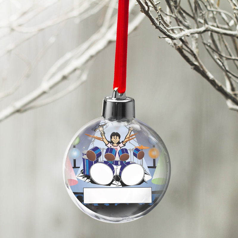 Ornement d'ampoule de Noël personnalisé, Oui