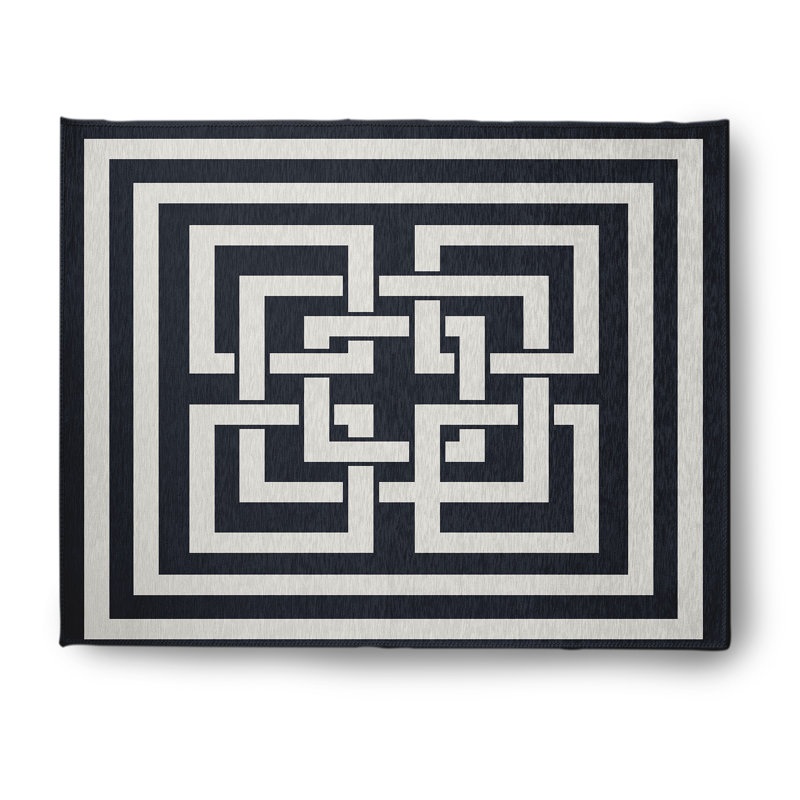 Pasty Chenille Geometric Indoor Rug, Rectangle 8' x 10'