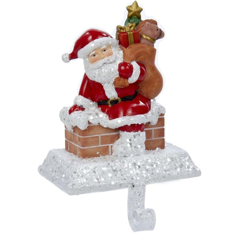 Santa Gift Box Stocking Holder