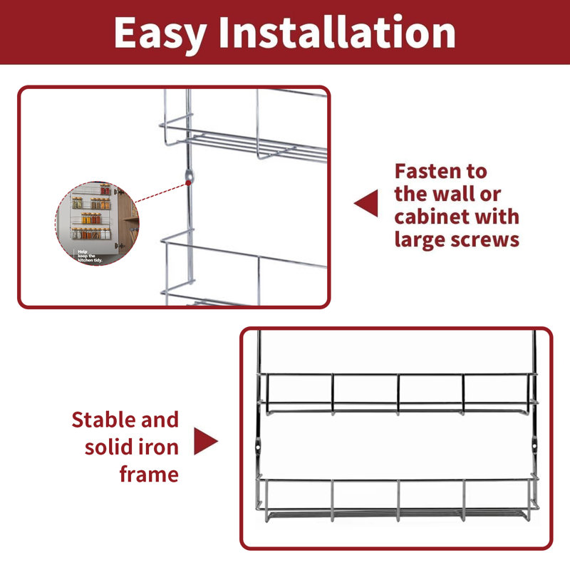 Arnoldine Wall Spice Rack
