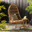 Fauteuil à œufs 1 personne Demeshia-100841715