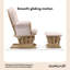 Fauteuil oscillant avec repose-pieds Hoop-1808401991-1808401985