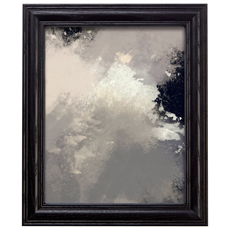 Wood Beveled Picture Frame, 24" x 36", Black