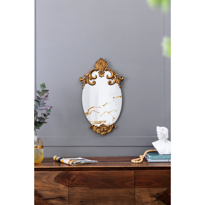 Miroir ovale 26 po x 15 po