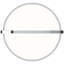 Luminaire suspendu suspendu d'intérieur en chrome 1 lumière Payam