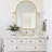 Alessandrina Metal Flat Wall Mirror-1418004631