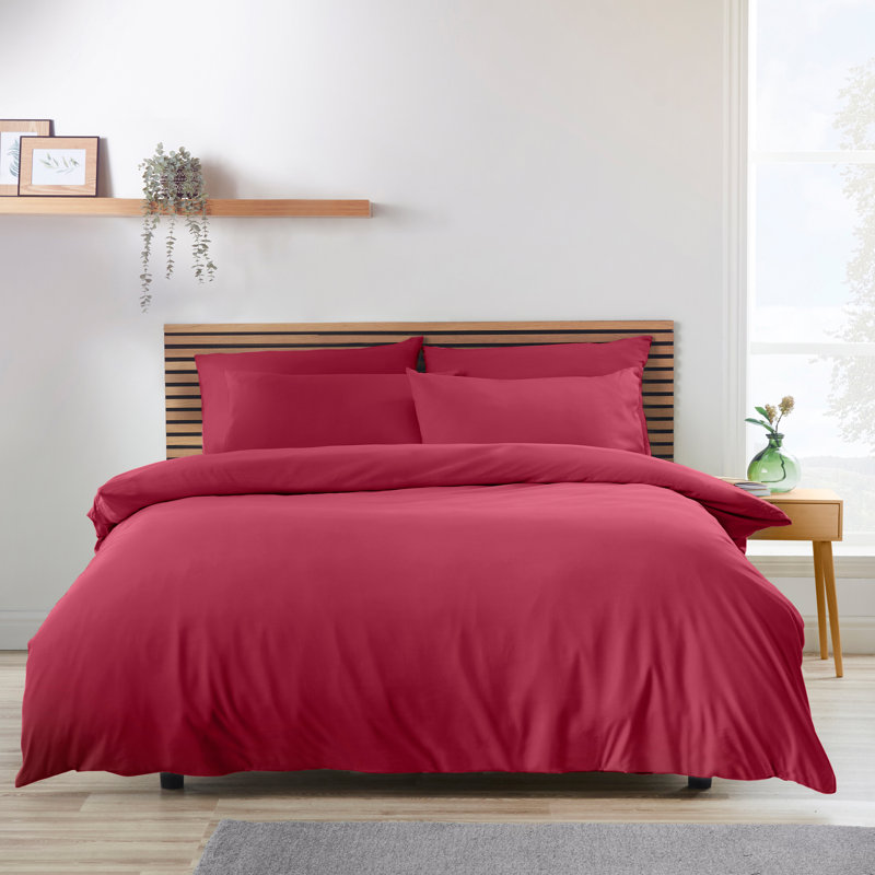 So Soft Easy Iron Duvet Cover Set, Blue, Kingsize - 2 Standard Pillowcases
