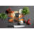 Black Pug Fall Glass Cutting Board Large