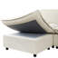 Canapé modulaire en tissu de lin modulaire en U avec repose-pieds 6 pièces 6 pièces-282408195-282499330
