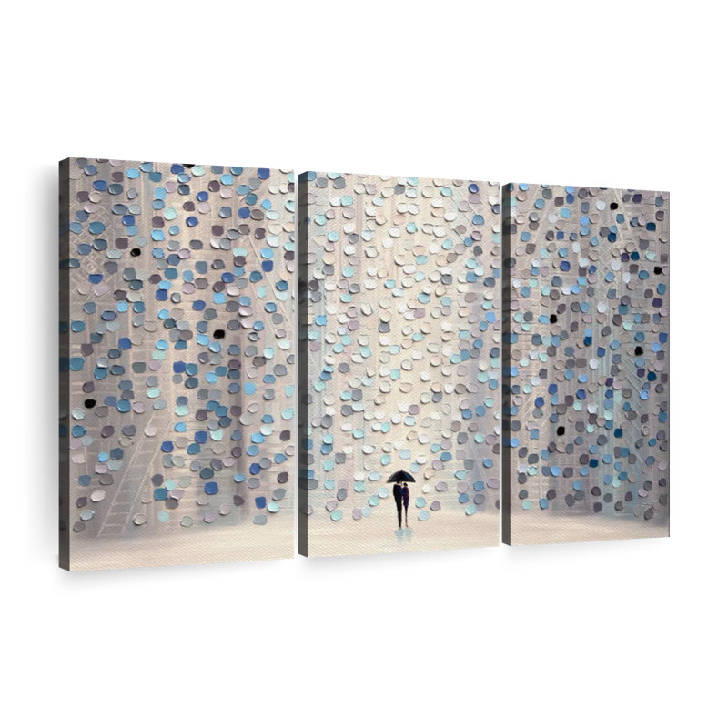 «Stroll Together», 3 pièces, H 24 po x l 38 po