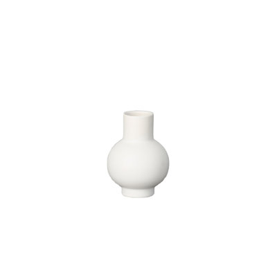 Vase en céramique blanc mat