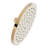Modern Round Rainfall Shower Head - 2.5 gpm - Polished Brass