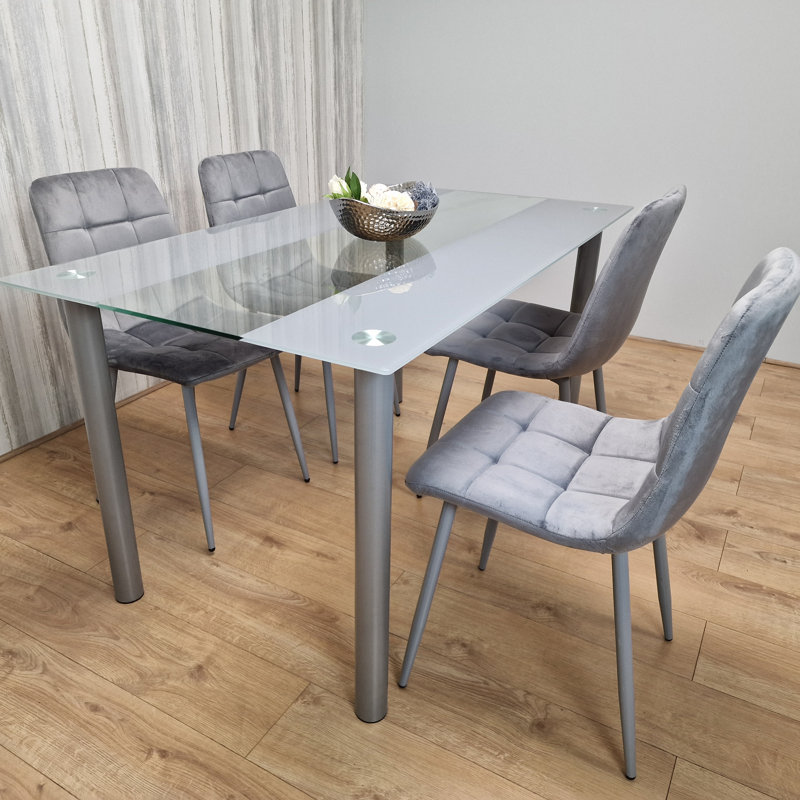Selig 4 - Person Dining Set, 75cm H x 120cm W x 70cm D