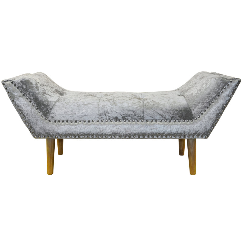 Evie Polyester Blend Upholstered Bench